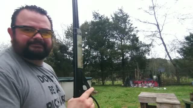 Daisy Model 1999 Camo Carbine BB gun With Big Loop First Shots. #daisy #bb #daisy #1999 #model1999