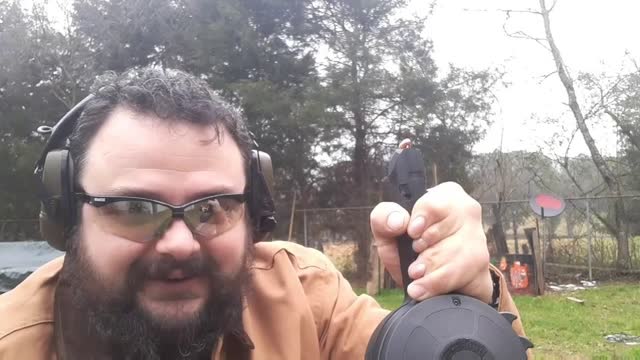 Glock 19 Gen 5 With The Korean 50 Round Drum Magazine